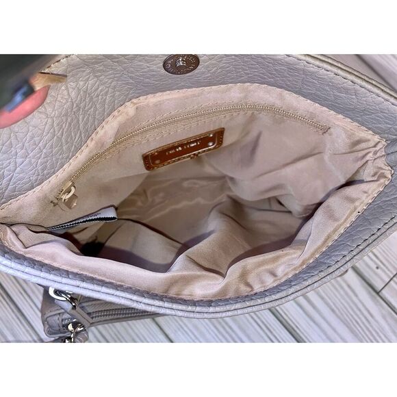 Nine West Coralia Gray Faux Leather Mini Tunnel Crossbody/Clutch - Picture 12 of 15